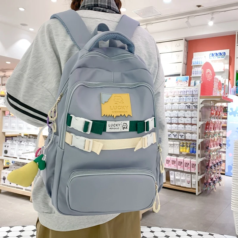 2023 Fashion Schoolbag Women Student Backpack Nylon Girls Laptop School Bag Leisure Travel Cute Mochila Rucksack Female
2023 Fashion Schoolbag Women Student Backpack Nylon Girls Laptop School Bag Leisure Travel Cute Mochila Rucksack Female