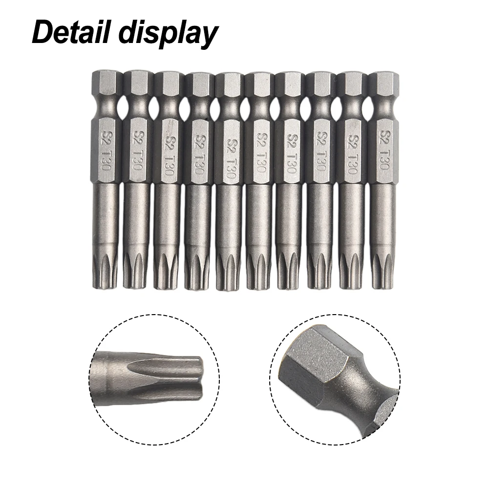 Насадки для отвертки MagneticTorx серебристый T30 для электрических инструментов длинная отвертка 10 шт. легированная сталь для пневматических сверл
Насадки для отвертки MagneticTorx серебристый T30 для электрических инструментов длинная отвертка 10 шт. легированная сталь для пневматических сверл