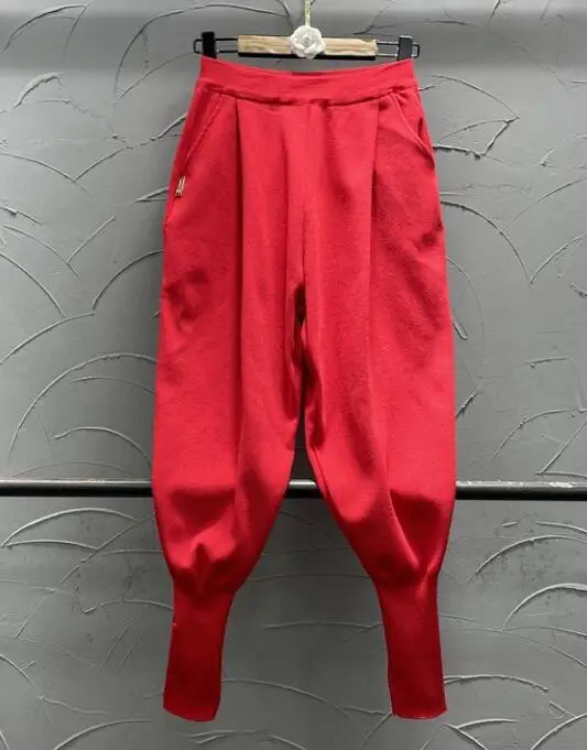 High Elastic Waist Haren Trousers Loose Pants Women Fashion Bloomers Drop Crotch Baggy Pant Women
High Elastic Waist Haren Trousers Loose Pants Women Fashion Bloomers Drop Crotch Baggy Pant Women