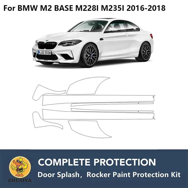 PreCut Rocker Panels Paint Protection Clear Bra Guard Kit TPU PPF For BMW M2 BASE M228I M235I 2016-2018
PreCut Rocker Panels Paint Protection Clear Bra Guard Kit TPU PPF For BMW M2 BASE M228I M235I 2016-2018