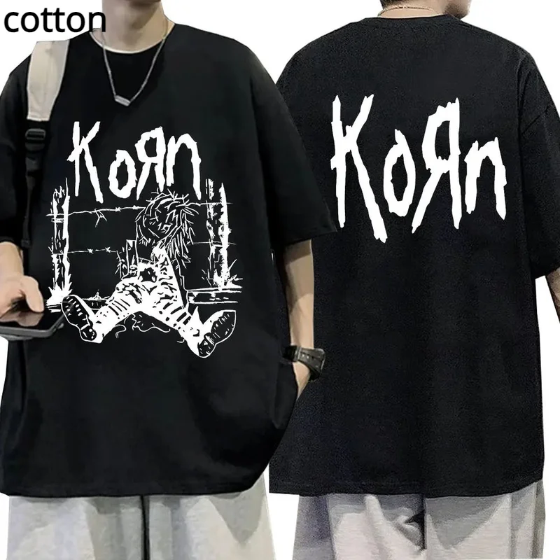 Rock Band Korn 1994 Rag Doll Neidermeyers T Shirt Men's Vintage Metal Gothic Oversized Short Sleeve T-shirts Hip Hop Streetwear
Rock Band Korn 1994 Rag Doll Neidermeyers T Shirt Men's Vintage Metal Gothic Oversized Short Sleeve T-shirts Hip Hop Streetwear