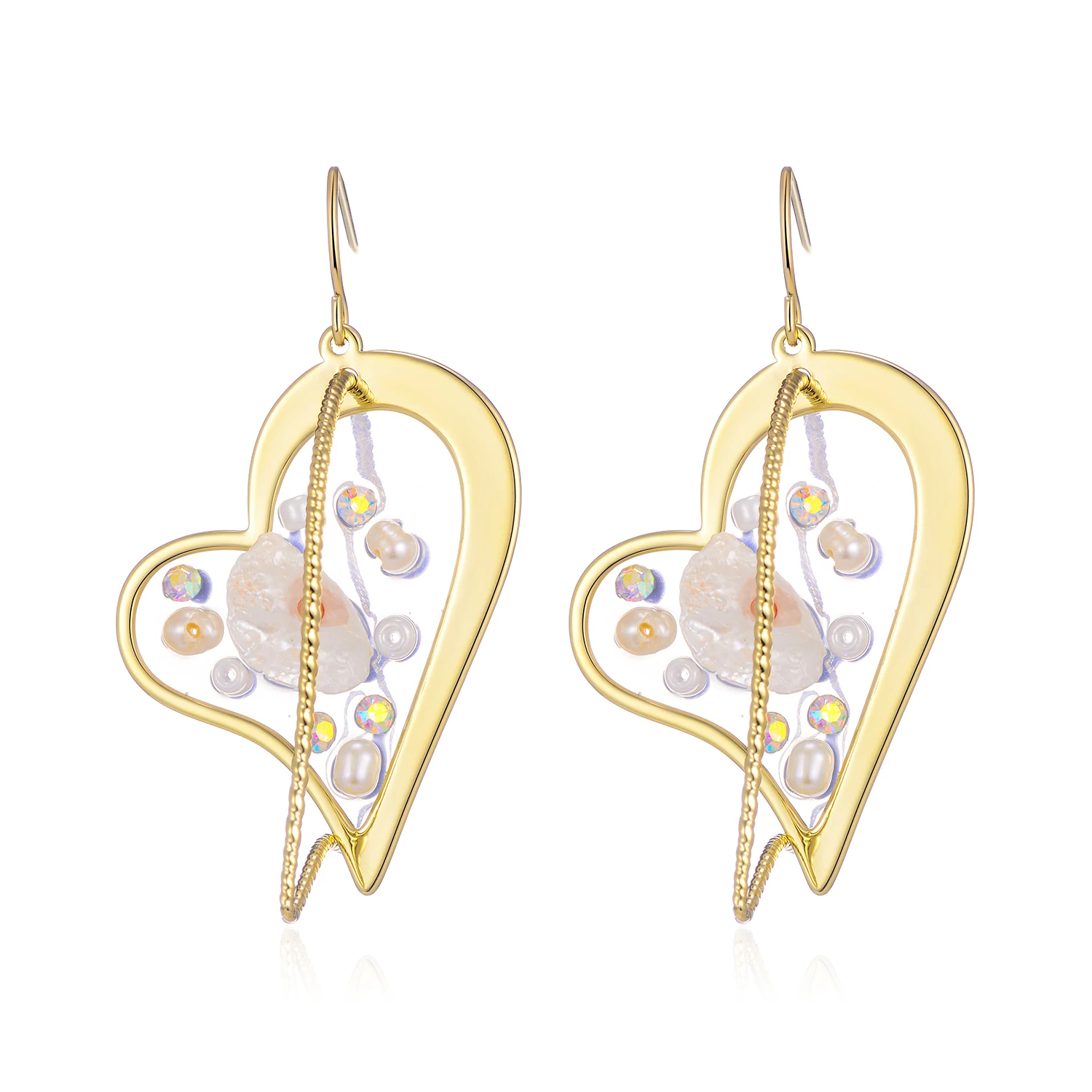 Zircon Pearl Flower Heart Drop Earring For Women New Copper Pendant Earring Fashion Jewelry boucle d'oreille femme 2023
Zircon Pearl Flower Heart Drop Earring For Women New Copper Pendant Earring Fashion Jewelry boucle d'oreille femme 2023