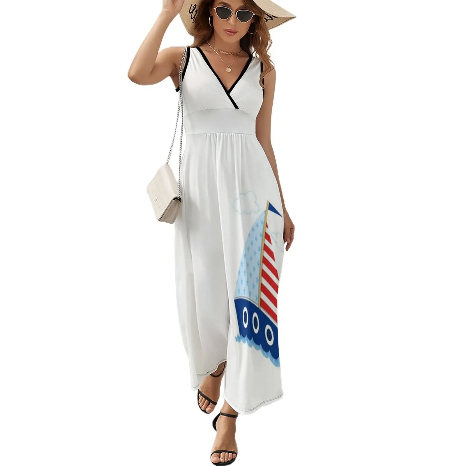 Sailboat Sleeveless Dress dress party evening elegant luxury celebrity chic and elegant evening dress
Sailboat Sleeveless Dress dress party evening elegant luxury celebrity chic and elegant evening dress