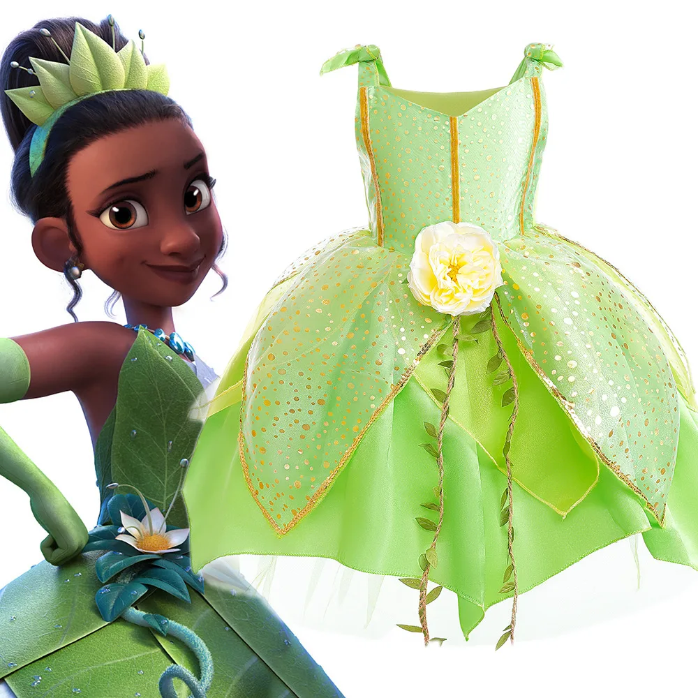 Disney Tinker Bell Green Fancy Dress for Girls Cosplay Fairy Princess Dresses Christmas Halloween Carnival Party Costume Outfits
Disney Tinker Bell Green Fancy Dress for Girls Cosplay Fairy Princess Dresses Christmas Halloween Carnival Party Costume Outfits