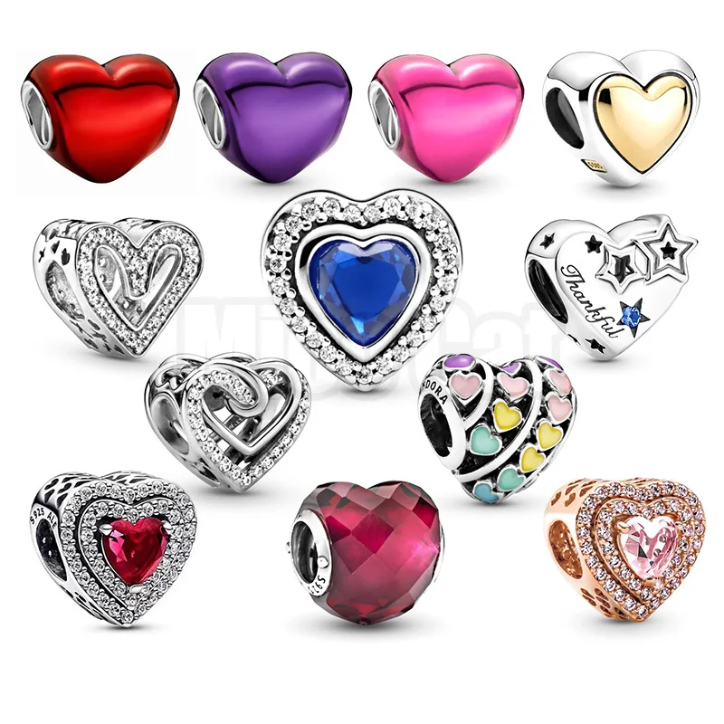 Multiple Colors Heart Shape Theme (Fit Pandora Bracelet) DIY Charm S925 Silver Plating
Multiple Colors Heart Shape Theme (Fit Pandora Bracelet) DIY Charm S925 Silver Plating
