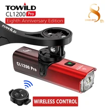 TOWILD CL1200Pro 5000mAh Battery 1200LM 8th Anniversary Edition Bike Light LED Front Lamp Type-C Headlight Bike Accessories TOWILD CL1200Pro 5000mAh Battery 1200LM 8th Anniversary Edition Bike Light LED Front Lamp Type-C Headlight Bike Accessories