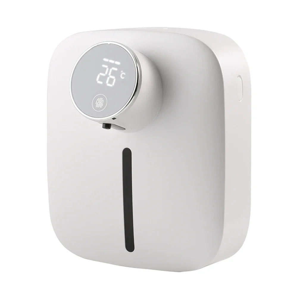 

Диспенсер для жидкого мыла с автоматической температурой, цифровой перезаряжаемый сенсорный ручной диспенсер для ванной комнаты