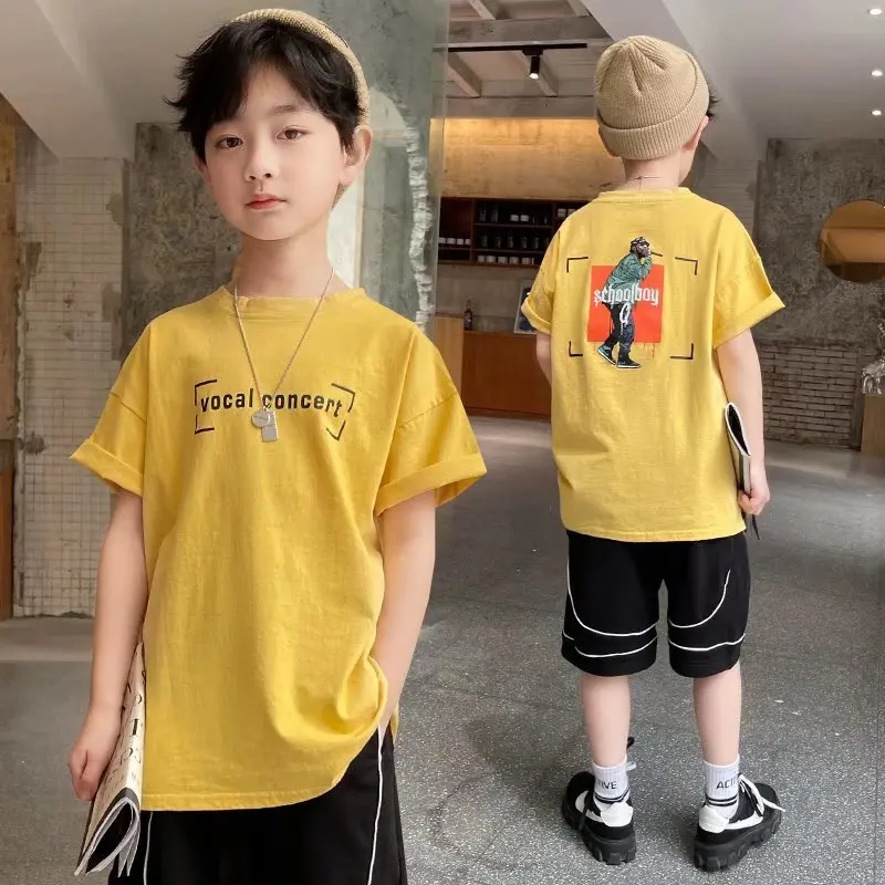 Children's Long T-shirt For Kids T-shirts Boy Infant Summer Clothes Baby Tee Short Sleeve Tops Boys Boy's Top Clothing Toddler
Children's Long T-shirt For Kids T-shirts Boy Infant Summer Clothes Baby Tee Short Sleeve Tops Boys Boy's Top Clothing Toddler
