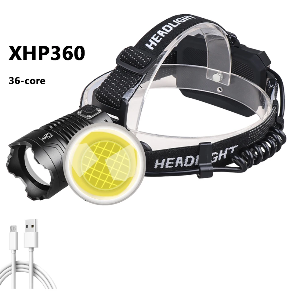 Sobaldr Head Lamp Headlamp Led Light Headlight Xhp360 Super Bright Zoomable Powerbank 36-Core Usb Rechargeable 18650 3000LM Lamp
Sobaldr Head Lamp Headlamp Led Light Headlight Xhp360 Super Bright Zoomable Powerbank 36-Core Usb Rechargeable 18650 3000LM Lamp
