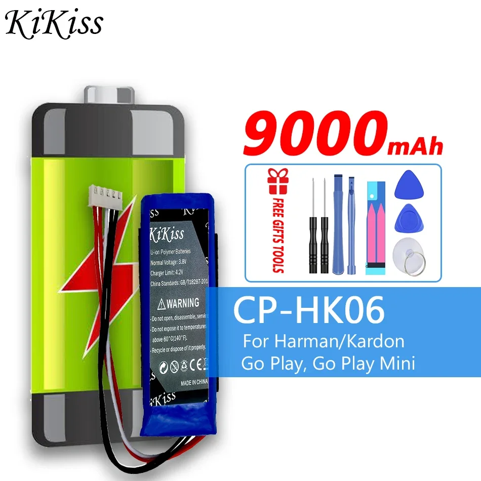 

Аккумулятор KiKiss 9000 мАч CP-HK06 /GSP1029102 01 Для Harman/Kardon Go Play, Go Play Mini, батареи большой емкости, аккумулятор