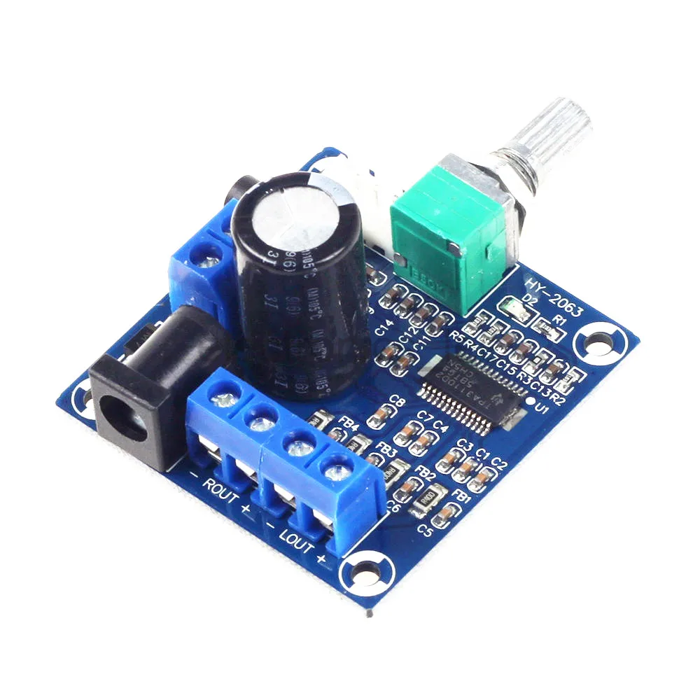 TPA3110 DC12-24V 2*15 Вт 2-канальный Hi-Fi Цифровой усилитель, стереоусилитель, 1 шт.
TPA3110 DC12-24V 2*15 Вт 2-канальный Hi-Fi Цифровой усилитель, стереоусилитель, 1 шт.