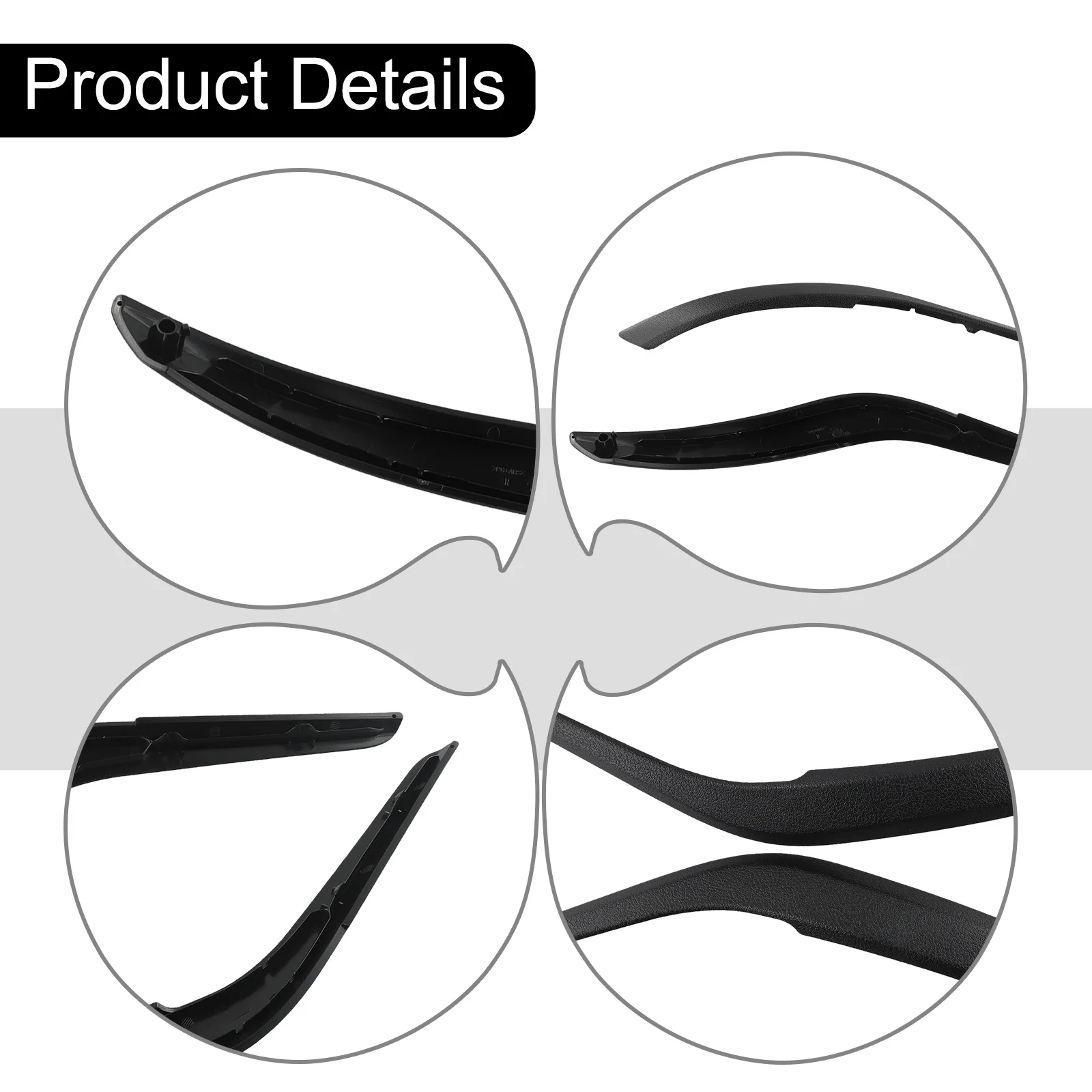 2Pcs Black Inner Door Panel Handle Pull Trim 51412991775 51412991776 For BMW X1 E84 2009-2015 Door Inner Armrest
2Pcs Black Inner Door Panel Handle Pull Trim 51412991775 51412991776 For BMW X1 E84 2009-2015 Door Inner Armrest