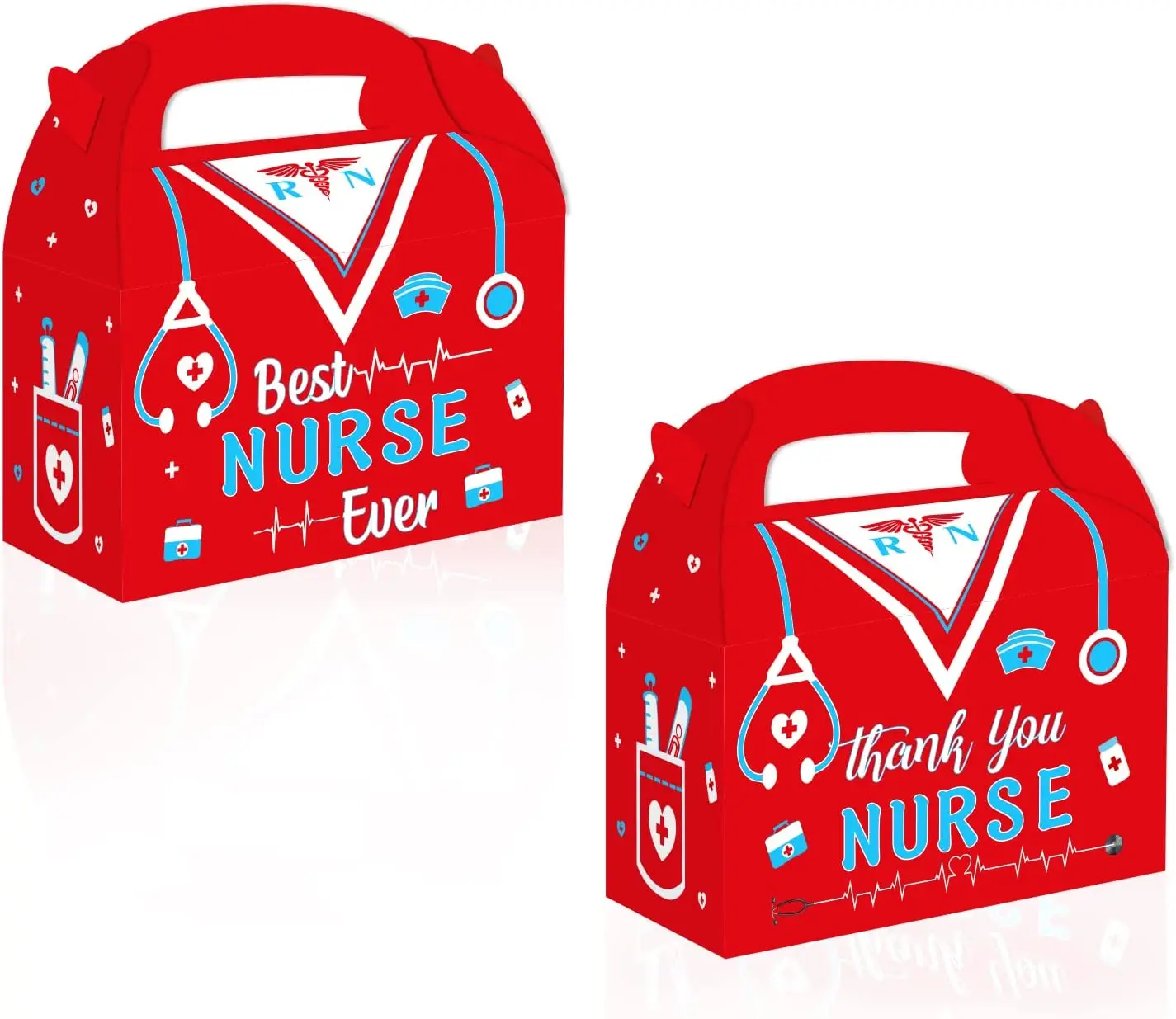 Nurse Treat Boxes for Graduation Party, Thank You Gift Boxes, Best Nurse Ever Box, Nursing Graduation Cake Boxes, 12PCs
Nurse Treat Boxes for Graduation Party, Thank You Gift Boxes, Best Nurse Ever Box, Nursing Graduation Cake Boxes, 12PCs