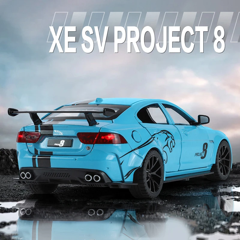 1:24 XE SV Project 8, модель автомобиля из сплава, игрушка, литье под давлением, металлическое литье, звук и фотомагнитола, игрушечный автомобиль
1:24 XE SV Project 8, модель автомобиля из сплава, игрушка, литье под давлением, металлическое литье, звук и фотомагнитола, игрушечный автомобиль