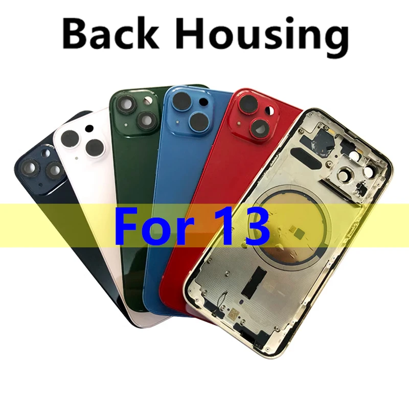 Back Full Housing For iPhone 13 Battery Rear Door Cover Middle Frame Chassis Assembly Components Repair Parts Shell
Back Full Housing For iPhone 13 Battery Rear Door Cover Middle Frame Chassis Assembly Components Repair Parts Shell