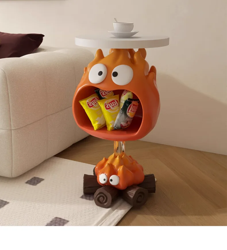 Creative Light Luxury Flame Snack Rack Ornaments, Sculpture Decorations Next To The Sofa in The Living Room, Home Furniture Gift Creative Light Luxury Flame Snack Rack Ornaments, Sculpture Decorations Next To The Sofa in The Living Room, Home Furniture Gift