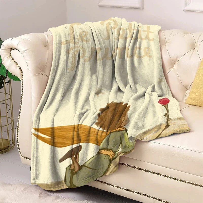 

The Little Prince Boho Blanket for Decorative Sofa Cute Bedroom Decoration Fluffy Soft Blankets Bedspread Bed Throw Fleece Hairy