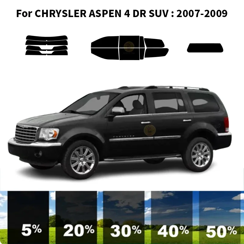 Precut nanoceramics car UV Window Tint Kit Automotive Window Film For CHRYSLER ASPEN 4 DR SUV 2007-2009
Precut nanoceramics car UV Window Tint Kit Automotive Window Film For CHRYSLER ASPEN 4 DR SUV 2007-2009