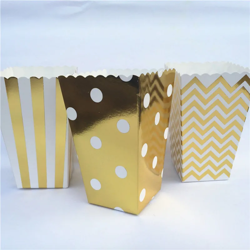 6pcs/lot Happy Birthday party Bronzing paper popcorn box for wedding party decoration baby shower kid favor paper popcorn box
6pcs/lot Happy Birthday party Bronzing paper popcorn box for wedding party decoration baby shower kid favor paper popcorn box