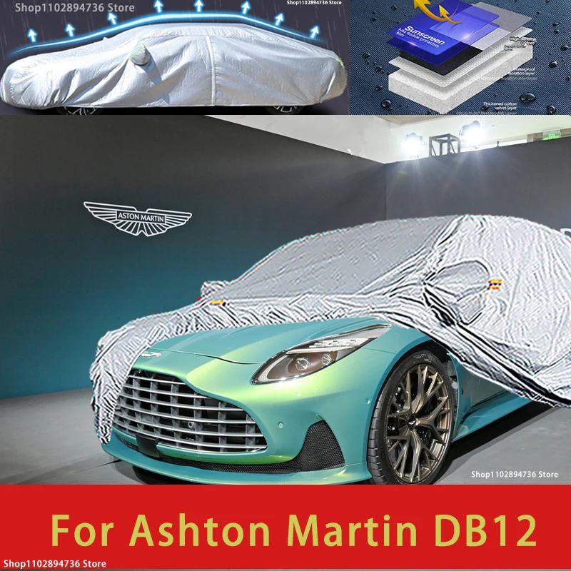 

For Ashton Martin DB12 Outdoor Protection Full Car Covers Snow Cover Sunshade Waterproof Dustproof Exterior Car accessories