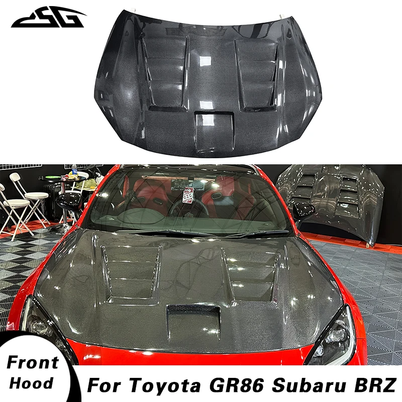 Передний капот из настоящего углеродного волокна для Toyota GR86 Subaru BRZ 2019 + передняя крышка двигателя автомобиля, отделка вентиляции
Передний капот из настоящего углеродного волокна для Toyota GR86 Subaru BRZ 2019 + передняя крышка двигателя автомобиля, отделка вентиляции