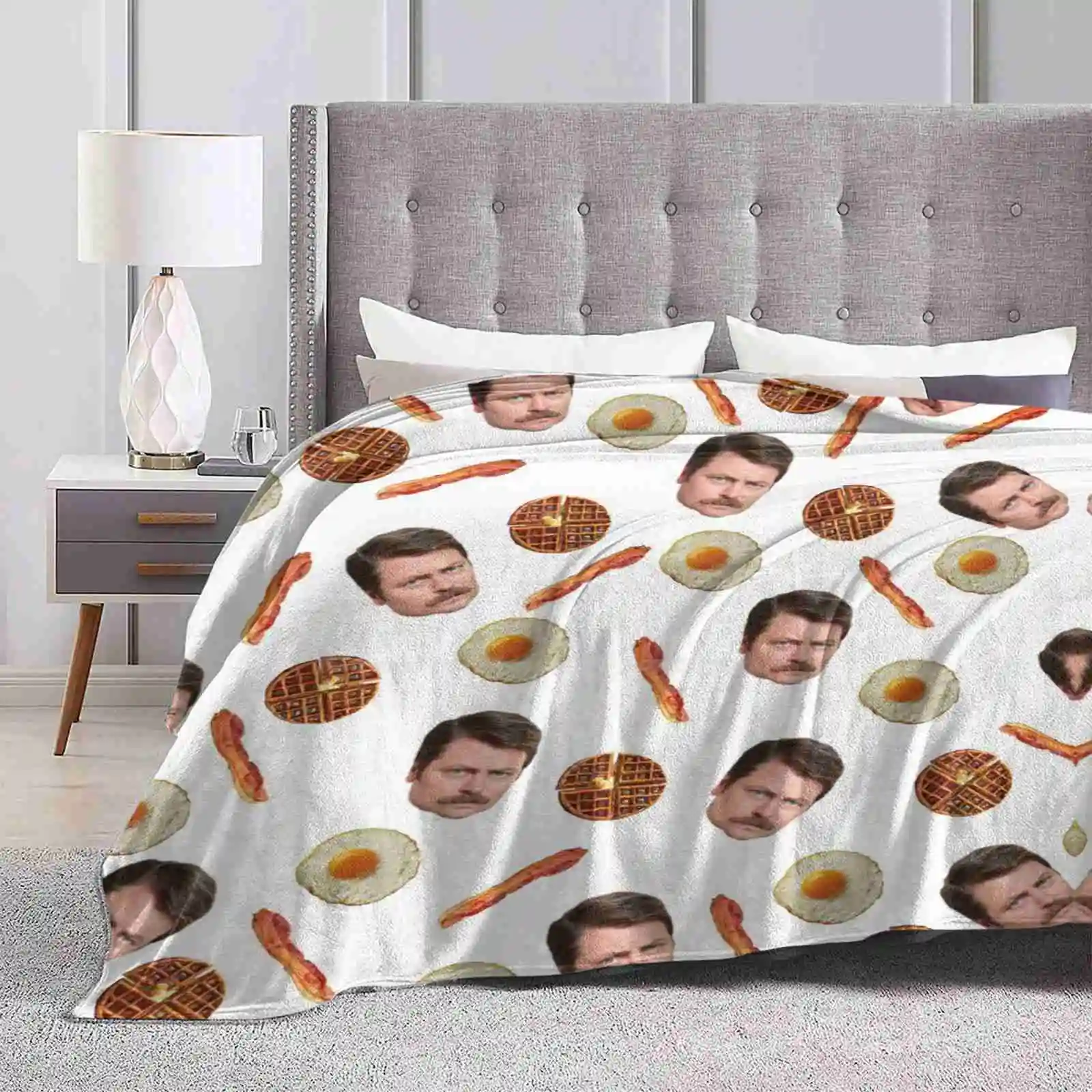 All The Bacon And Eggs Creative Design Light Thin Soft Flannel Blanket Ron Swanson Parks And Recreation
All The Bacon And Eggs Creative Design Light Thin Soft Flannel Blanket Ron Swanson Parks And Recreation