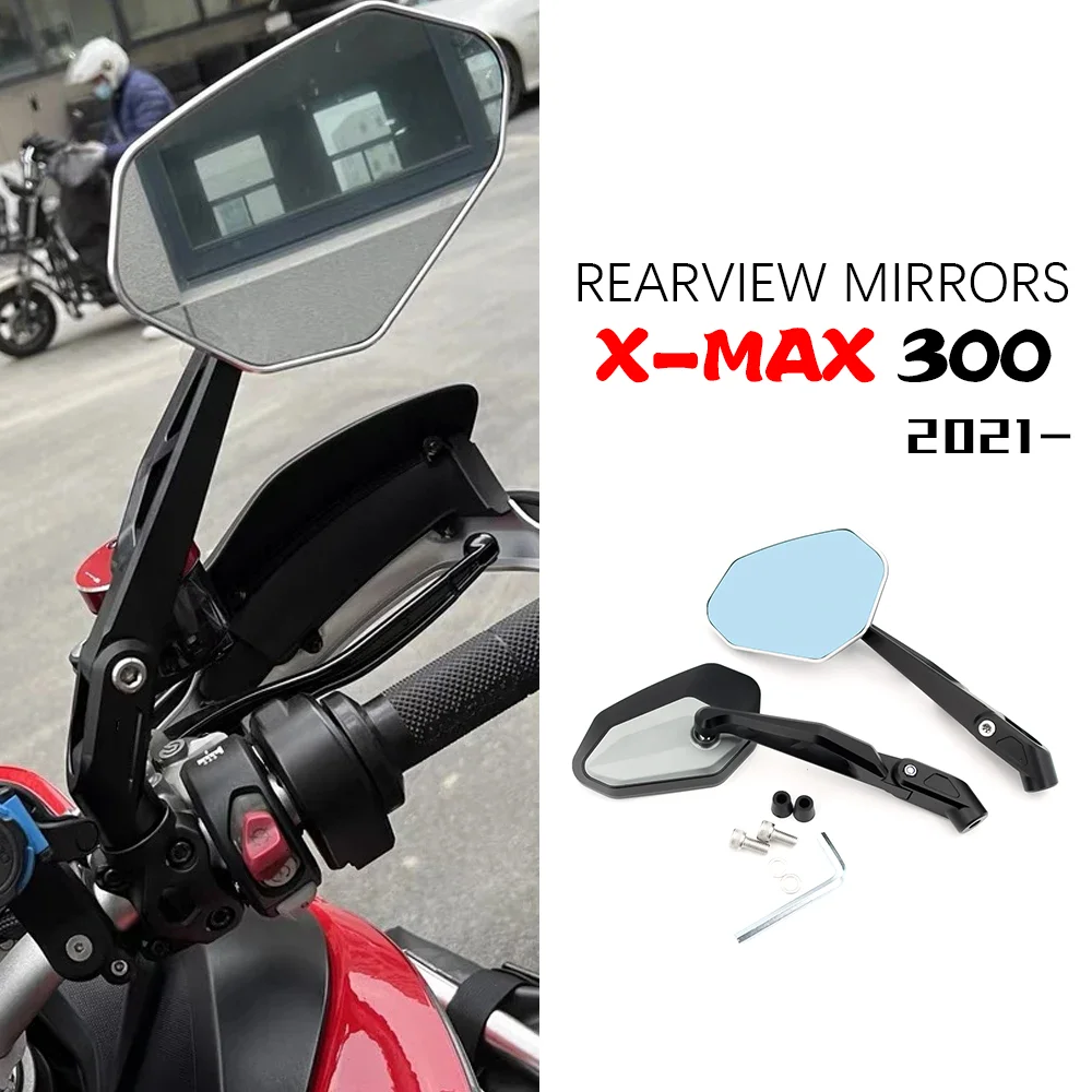 

Для YAMAHA XMAX300 XMAX 300, аксессуары, зеркала заднего вида X MAX 300, складное боковое зеркало, Фотоэлементы XMAX300 XMAX, детали 2021-