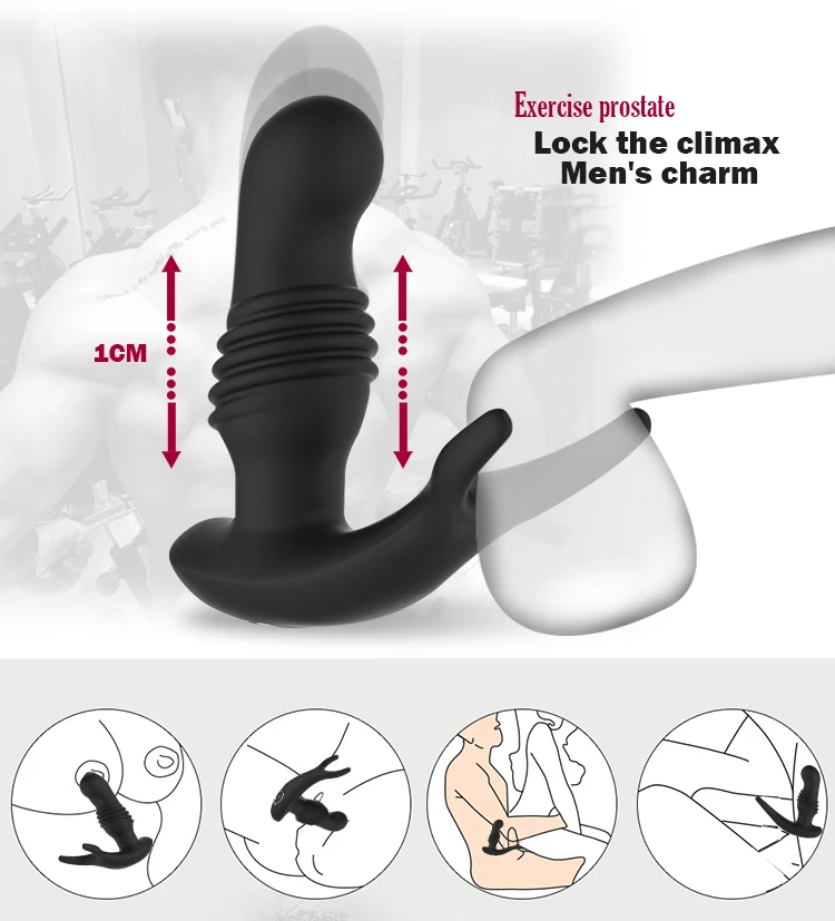 Телескопический Анальный Вибратор