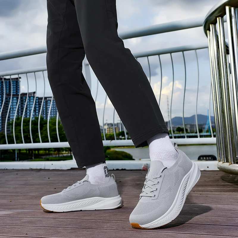 الانزلاق على الرجال أحذية مشي غير رسمية واسعة تو أحذية رياضية محبوك شبكة الجري أحذية رياضية موضة سميكة وحيد في الهواء الطلق أحذية للمشي الانزلاق على الرجال أحذية مشي غير رسمية واسعة تو أحذية رياضية محبوك شبكة الجري أحذية رياضية موضة سميكة وحيد في الهواء الطلق أحذية للمشي