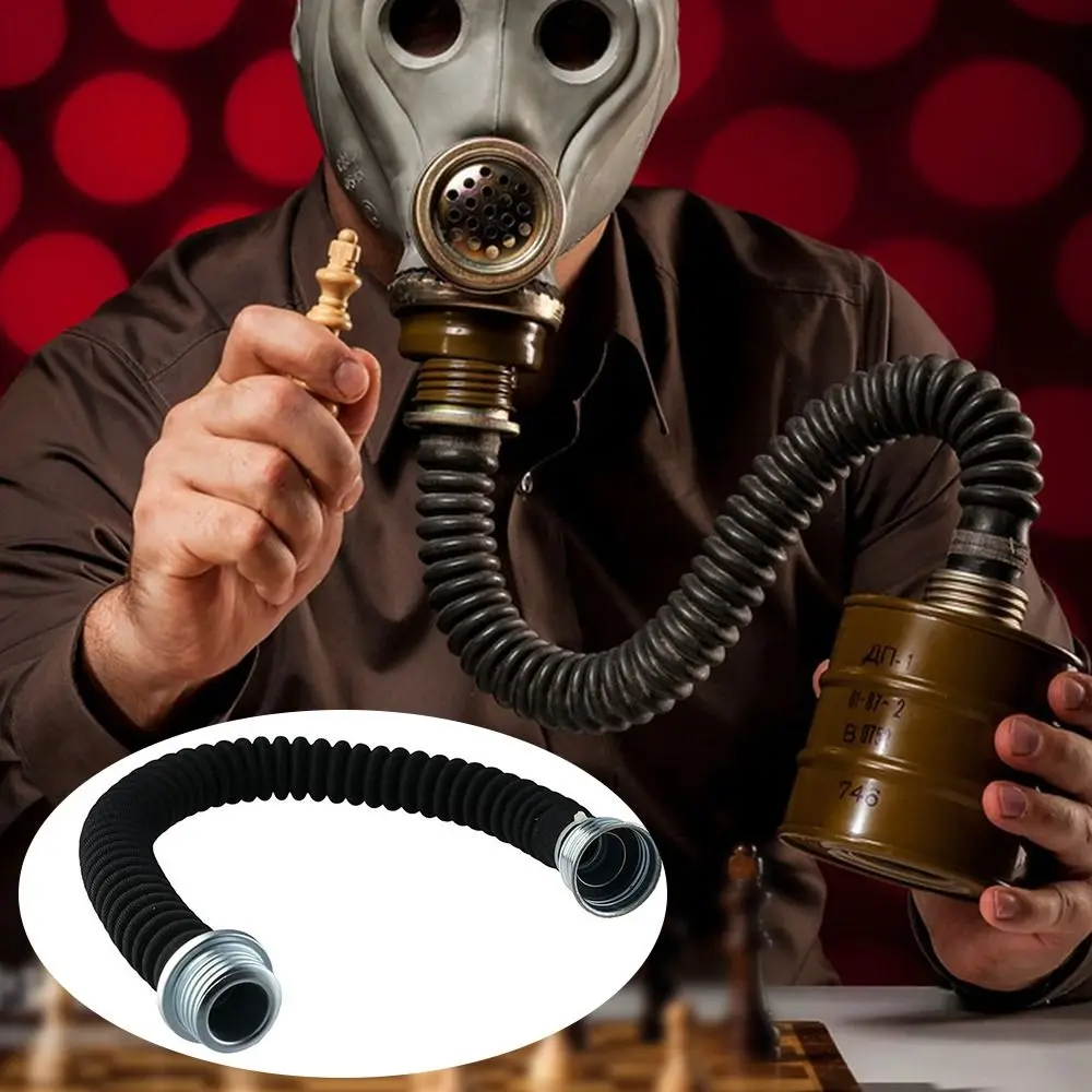 0.5m/1m Gas Mask Connection Pipe Accessories Black Respirator Airway Tube Filtering Canister Bendable Rubber Hose Universal
0.5m/1m Gas Mask Connection Pipe Accessories Black Respirator Airway Tube Filtering Canister Bendable Rubber Hose Universal