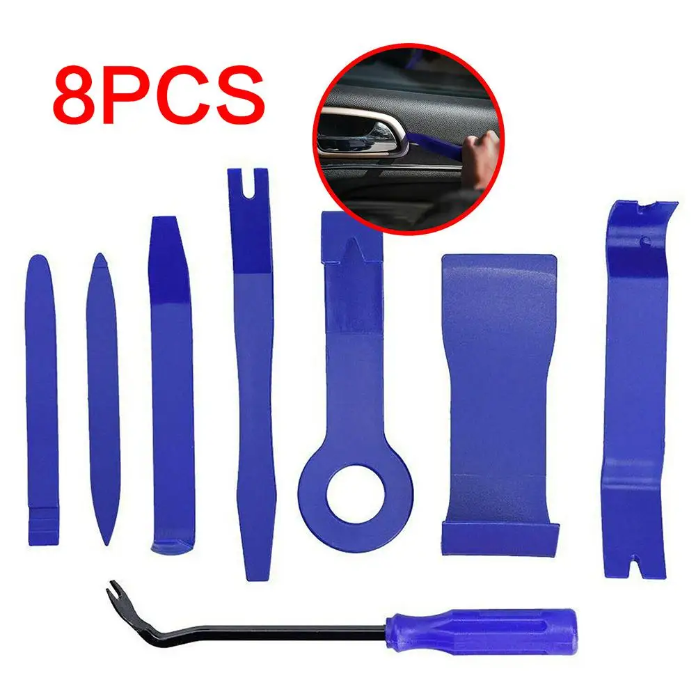 8Pcs Automotive Car Trim Removal Repair Tool Extractor Kit Set Auto Dashboard Door Panel Interior Hand-held Car Disassembly Tool
8Pcs Automotive Car Trim Removal Repair Tool Extractor Kit Set Auto Dashboard Door Panel Interior Hand-held Car Disassembly Tool