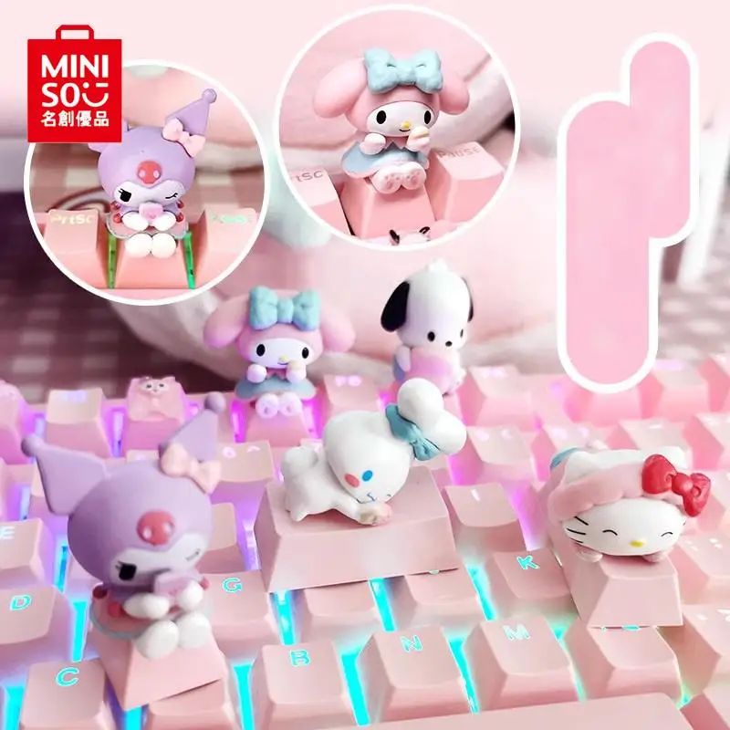 MINISO Sanrios Hello Kitty My Melody Kuromi Cinnamoroll Personalized Cartoon Mechanical Keyboard Cap Girls Cute Pink Enter Key
MINISO Sanrios Hello Kitty My Melody Kuromi Cinnamoroll Personalized Cartoon Mechanical Keyboard Cap Girls Cute Pink Enter Key