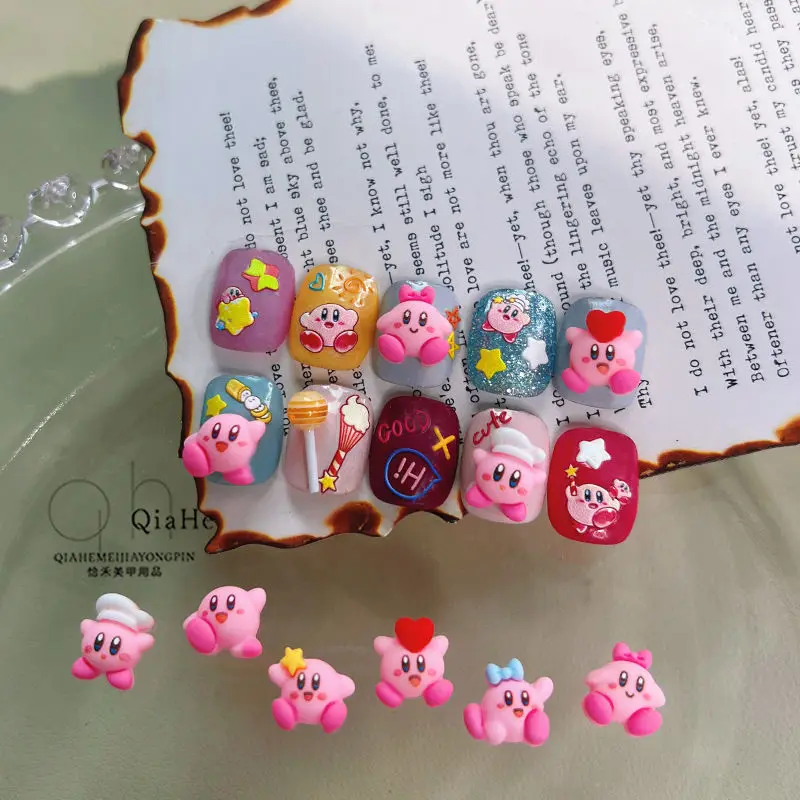 Kawaii Kirby Anime Hobby Kirby Girls Cartoon Resin Three-Dimensional Manicure Patch Cute Wearable Armor Gift for Girlfriend
Kawaii Kirby Anime Hobby Kirby Girls Cartoon Resin Three-Dimensional Manicure Patch Cute Wearable Armor Gift for Girlfriend
