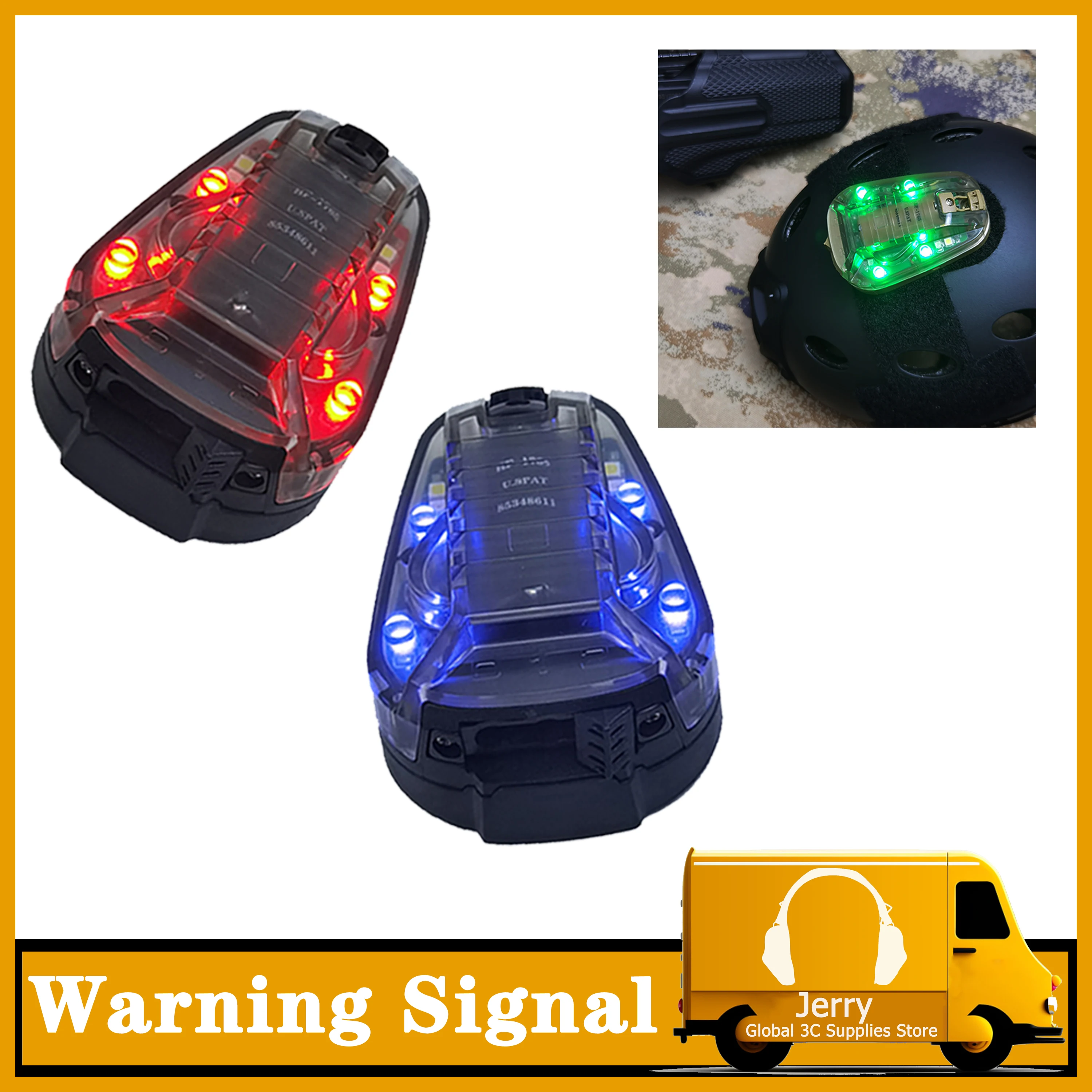 

Outdoor Survival Safety Infrared Flashlight star tactical helmet flash light waterproof multipurpose ladybug light