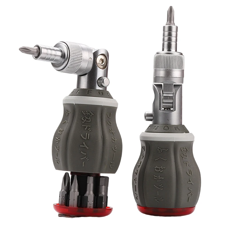 Multi-angle Ratchet Screwdriver Combination Set Home Repair Tool Cross Word 9006M Screw Driver Built In Multi-functional Bit
Multi-angle Ratchet Screwdriver Combination Set Home Repair Tool Cross Word 9006M Screw Driver Built In Multi-functional Bit