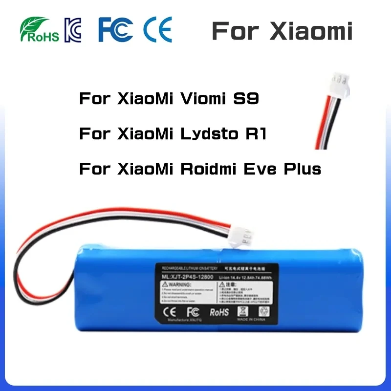 100% Original For Xiao MiLydsto R1 Rechargeable Li-ion Battery Robot Vacuum Cleaner R1 Battery Pack with Capacity 12800mAh
100% Original For Xiao MiLydsto R1 Rechargeable Li-ion Battery Robot Vacuum Cleaner R1 Battery Pack with Capacity 12800mAh