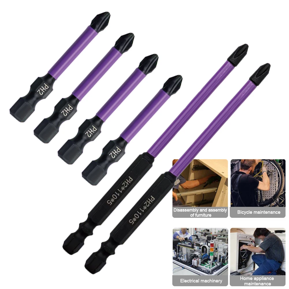 2/4pcs Magnetic Cross Screwdriver Bits High-hardness PH2 Screwdriver Impact Drill Bits Multipurpose Repair Hand Tools
2/4pcs Magnetic Cross Screwdriver Bits High-hardness PH2 Screwdriver Impact Drill Bits Multipurpose Repair Hand Tools
