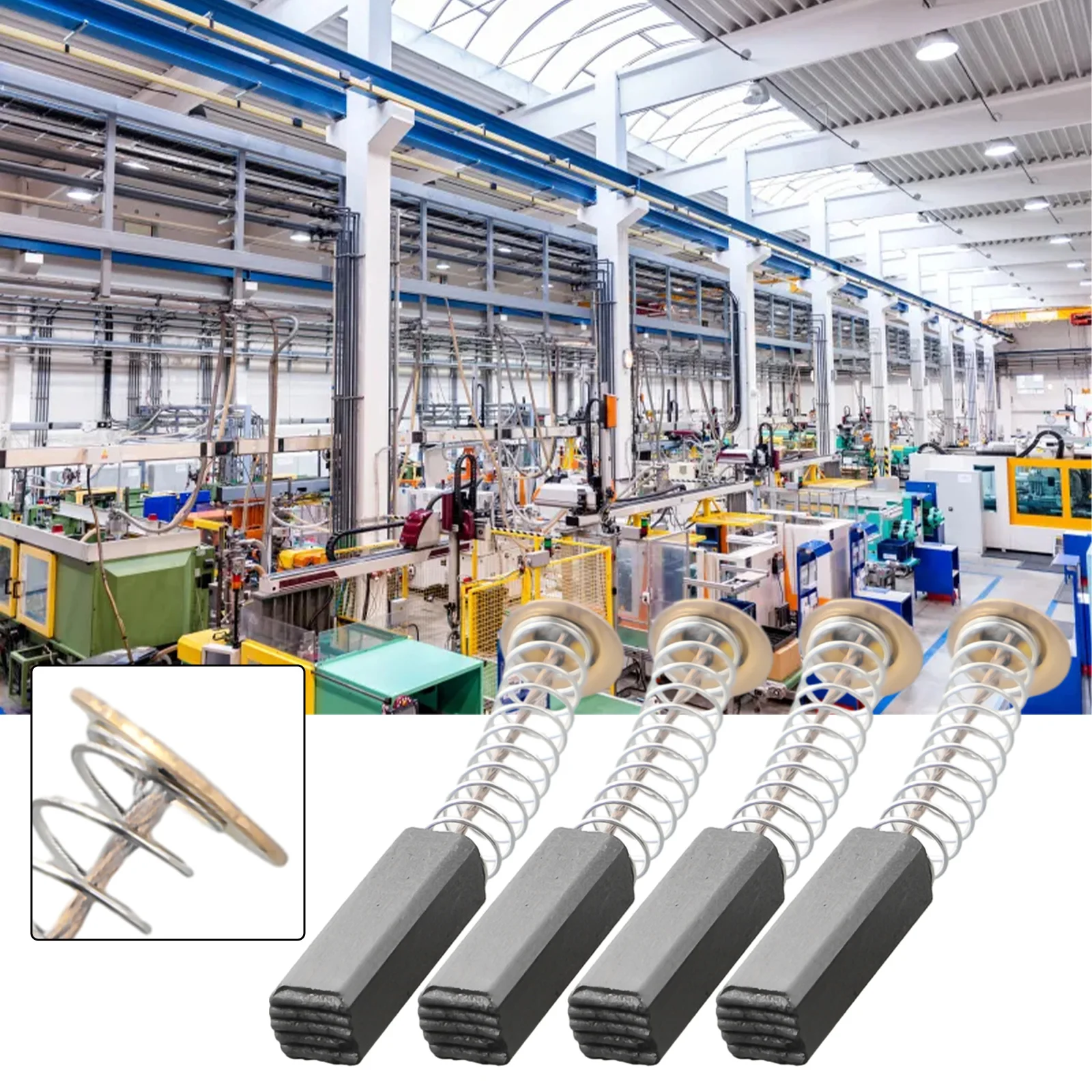 4Pcs 6mm*6mm*20mm Motor Carbon Brushes Carbon Brushes Motor Motors Tool Automation Carbon Carbon Brushes Drives
4Pcs 6mm*6mm*20mm Motor Carbon Brushes Carbon Brushes Motor Motors Tool Automation Carbon Carbon Brushes Drives