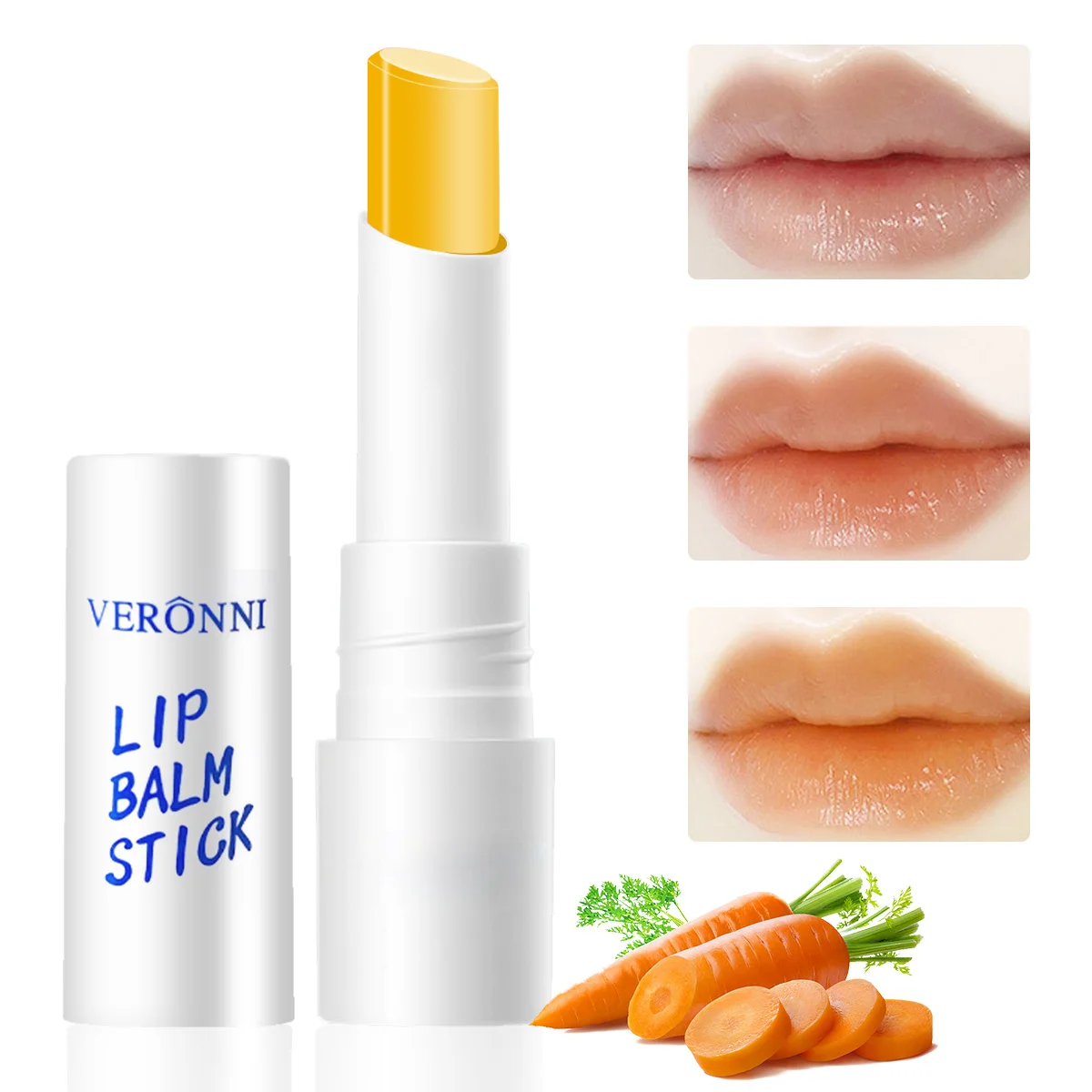 

2 Color Lip Balm Moisturizing Anti-dry Lip Balm Easy To Carry Anti-cracking Lipstick Colored Lip Tint Makeup Lip Care Cosmetics
