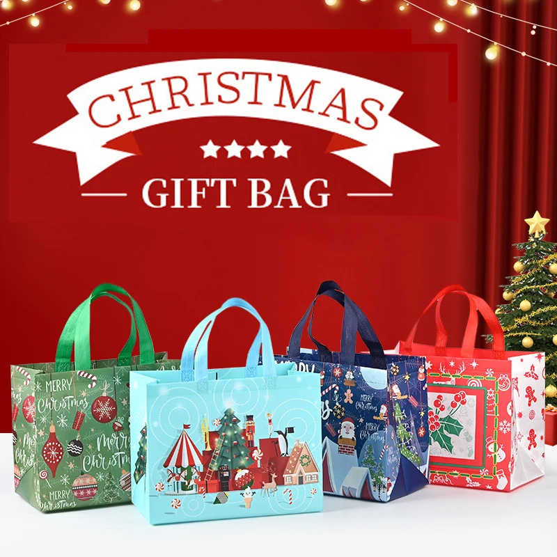 

Рождественская Подарочная сумка с Санта-Клаусом, снеговиком, рюкзак 2023, Рождественская вечеринка, домашний декор, Рождество, Новый год 2024