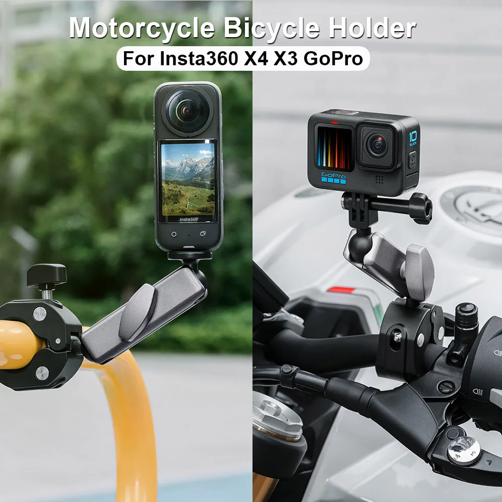 For Insta360 X4 X3 Motorcycle Bicycle Holder Handlebar Mirror Mount Bracket for GoPro 12 11 10 9 8 DJI Action Camera Accessories
For Insta360 X4 X3 Motorcycle Bicycle Holder Handlebar Mirror Mount Bracket for GoPro 12 11 10 9 8 DJI Action Camera Accessories
