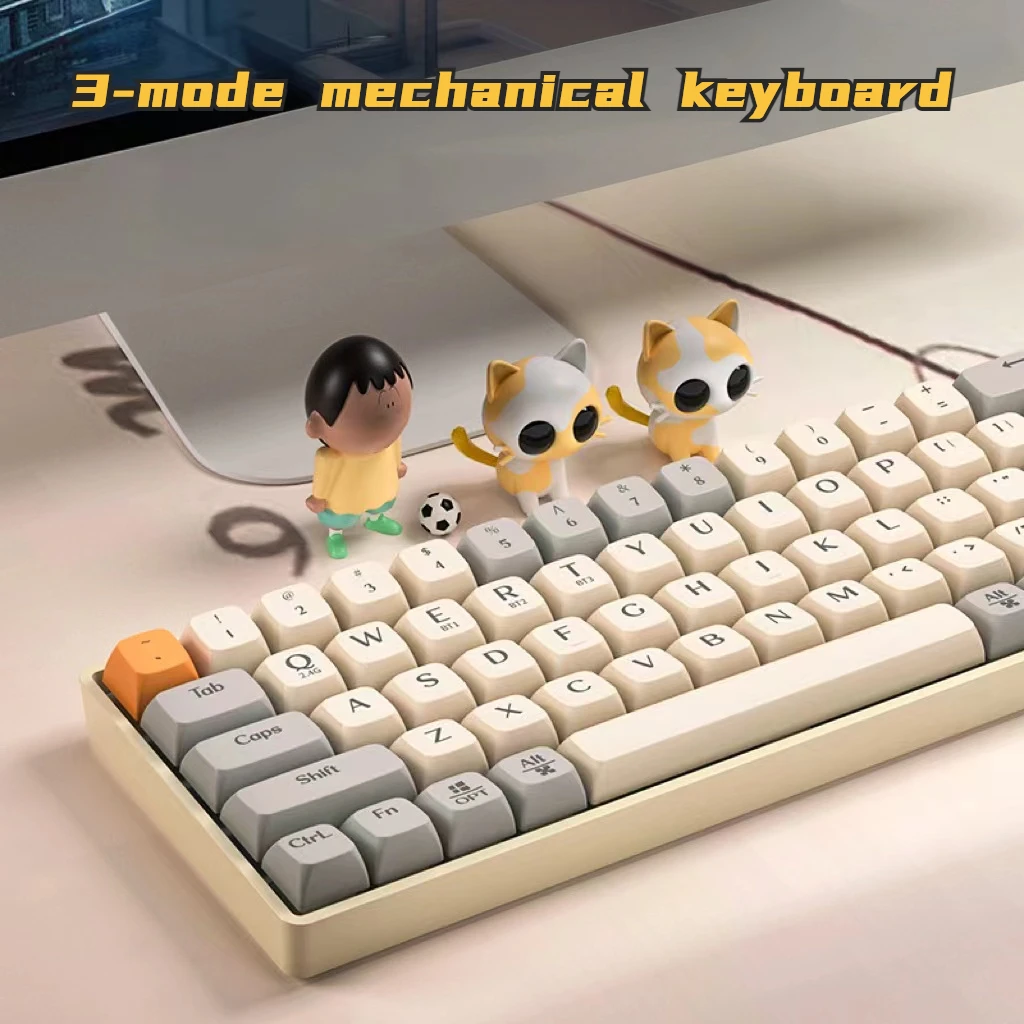 Mini Mechanical Wireless Keyboard Hot Plug Backlight Gaming Wired Keyboard Ergonomics Computer PC Lapto Bluetooth Keyboard
Mini Mechanical Wireless Keyboard Hot Plug Backlight Gaming Wired Keyboard Ergonomics Computer PC Lapto Bluetooth Keyboard