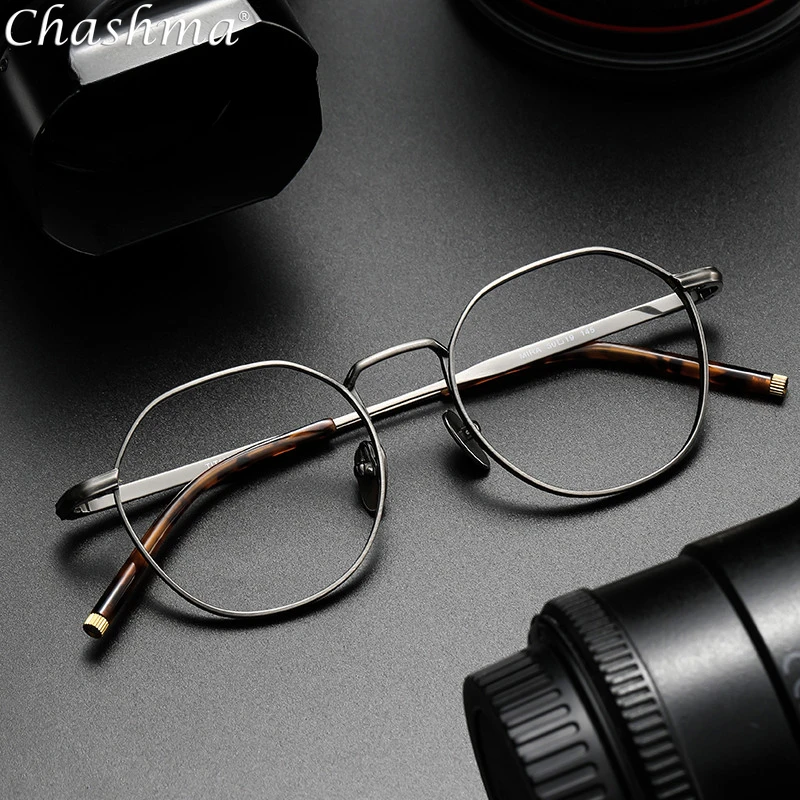 

Pure Titanium Glasses Frame men Women Retro Vintage Round Eyewear Prescription Optical Myopia Korean Eyeglasses Frames eyewear
