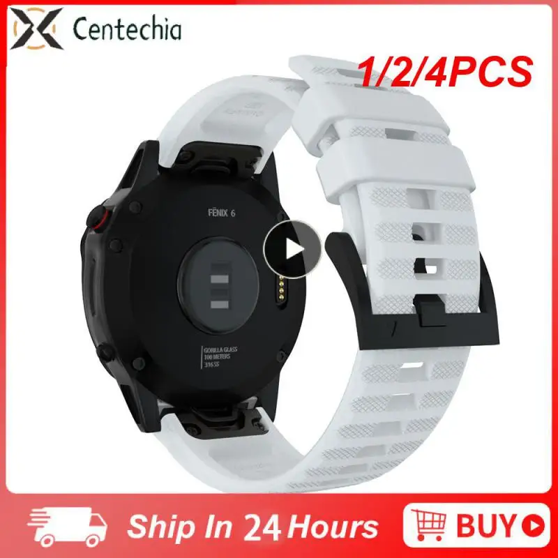 

1/2/4PCS 22 26mm Quick Release QuickFit Band for Garmin Fenix 6 6X 6S 5 5X 5S Plus 3HR Silicone Strap for Forerunner 945 935