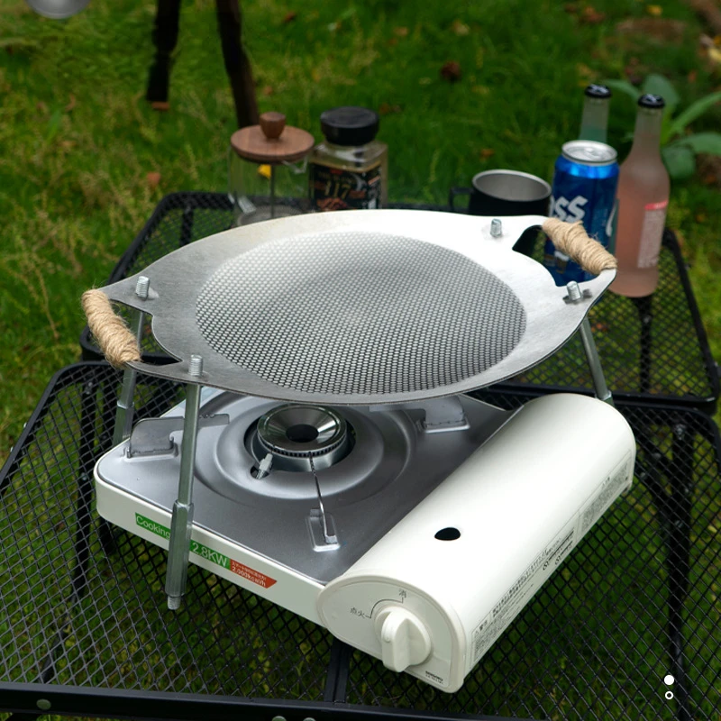 Outdoor Barbecue Tray Camping Baking Tray Stainless Steel Frying Pan Can Be Raised and Lowered The Baking Tray
Outdoor Barbecue Tray Camping Baking Tray Stainless Steel Frying Pan Can Be Raised and Lowered The Baking Tray