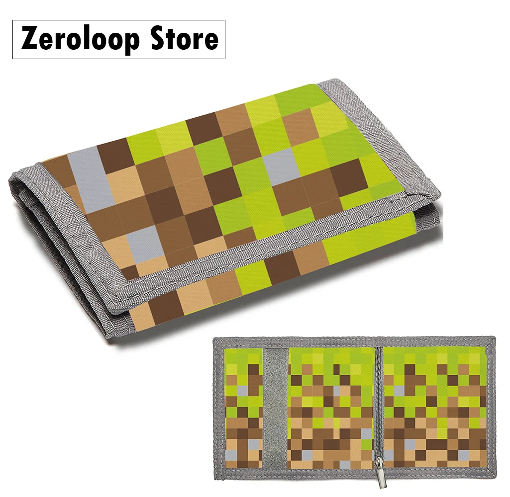 MC Pixel Print Kids Cute Foldable Wallet, Fashionable Customizable Coin Purse for Students, Canvas Long Bank Card Holder
MC Pixel Print Kids Cute Foldable Wallet, Fashionable Customizable Coin Purse for Students, Canvas Long Bank Card Holder