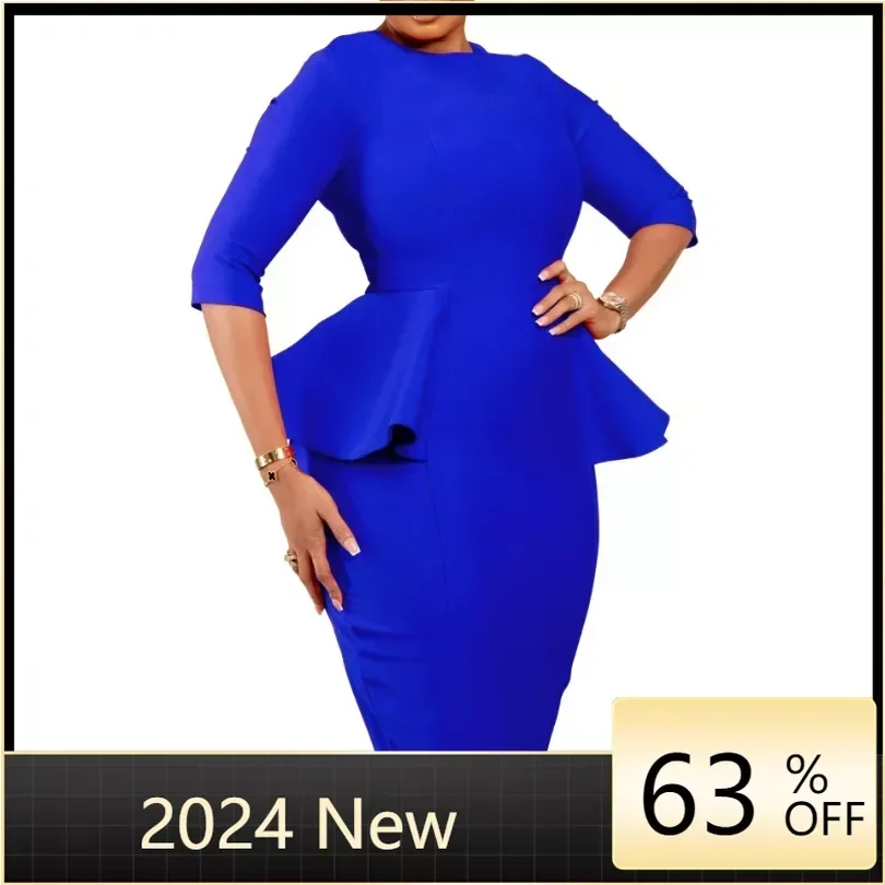 Sexy Ruffles Midi Dress African Dresses for Women 2024 Daily Elegant Ankara Outfit Gown Wedding Party Robe Femme African Clothes
Sexy Ruffles Midi Dress African Dresses for Women 2024 Daily Elegant Ankara Outfit Gown Wedding Party Robe Femme African Clothes