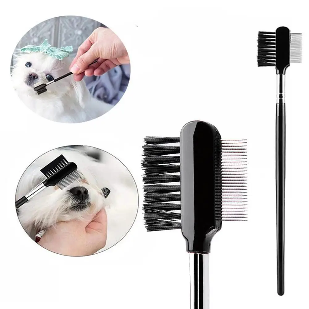 Double-Sided Pet Eye Comb Brush For Small Cat Dog Pets Mini Pet Tear Stain Remover Comb Eye Grooming Brush I3J1
Double-Sided Pet Eye Comb Brush For Small Cat Dog Pets Mini Pet Tear Stain Remover Comb Eye Grooming Brush I3J1