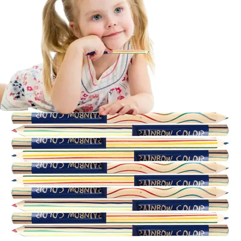 Rainbow Colored Pencils For Kids Rainbow Colored Pencils 10 PCS 4 Color In 1 Colorful Pencil Set For Art Drawing Coloring And
Rainbow Colored Pencils For Kids Rainbow Colored Pencils 10 PCS 4 Color In 1 Colorful Pencil Set For Art Drawing Coloring And