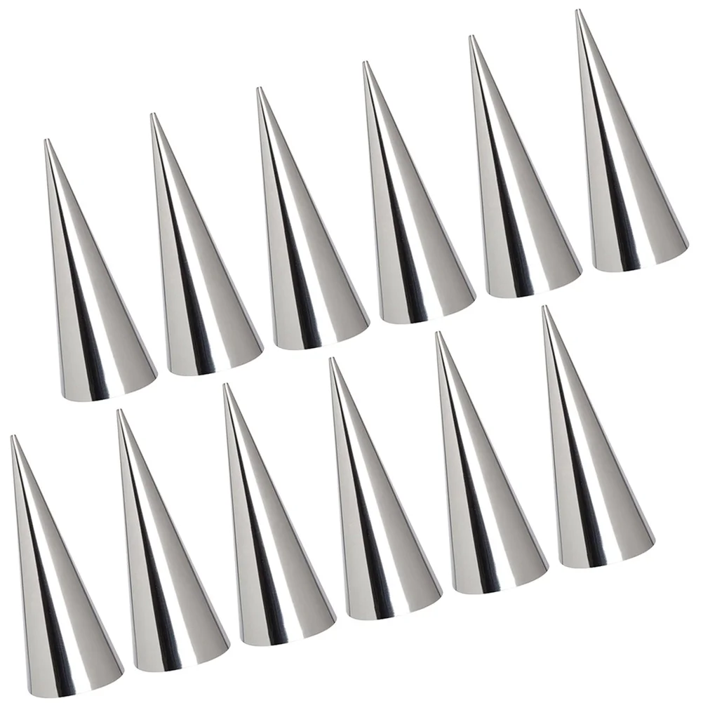 20pcs Lady Lock Forms Horn Molds Seamless Stainless Steel Non Cannoli Form for Croissant Shell Roll Household Bread Mold Silver
20pcs Lady Lock Forms Horn Molds Seamless Stainless Steel Non Cannoli Form for Croissant Shell Roll Household Bread Mold Silver